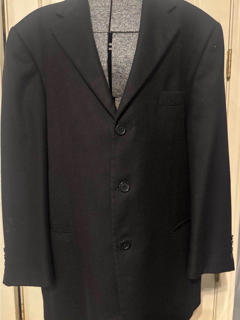 John W. Nordstrom Black Men's Three-Button Sport Coat